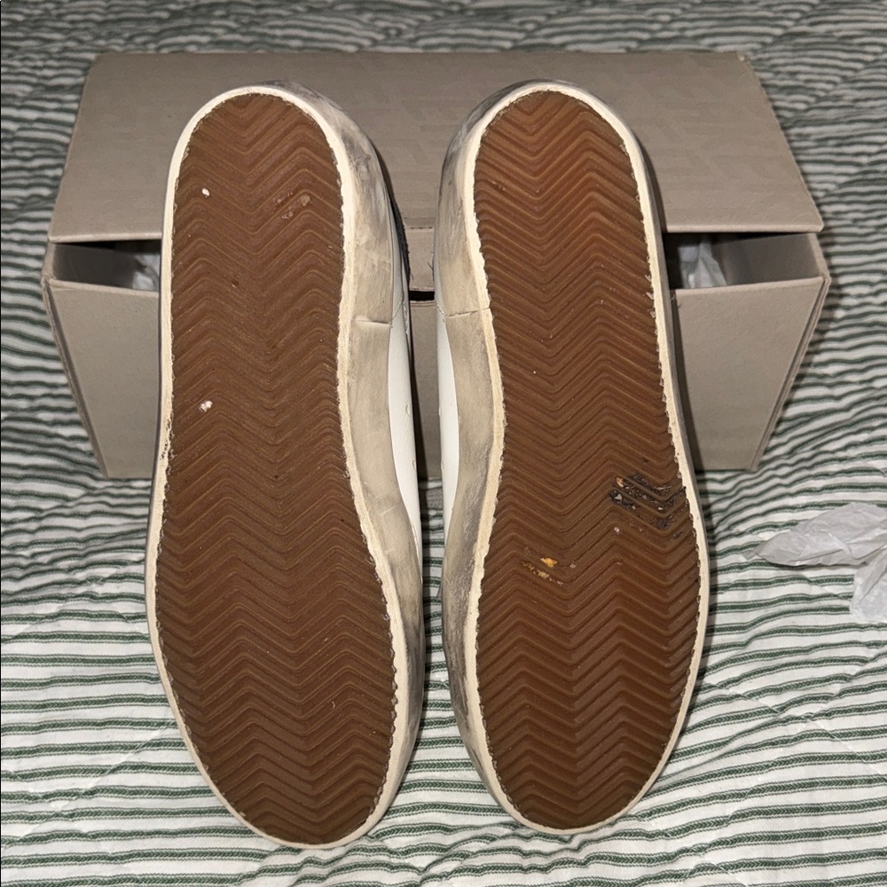 Golden Goose White and Gray Sneakers - Picture 4 of 7